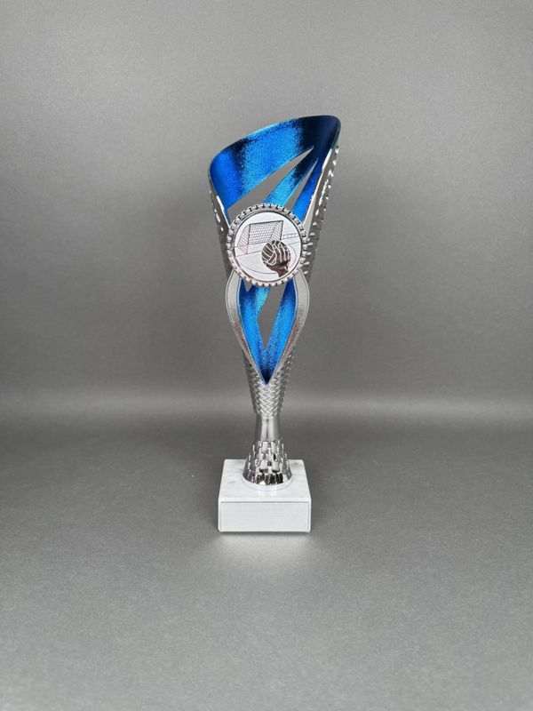 Trofé Samuel, Silver-Blå, 325mm
