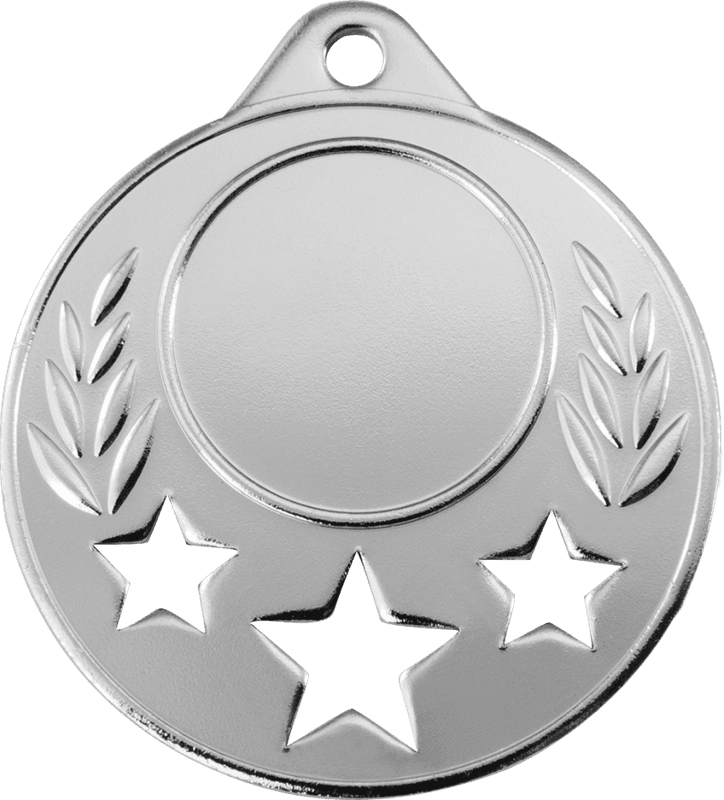 Medalj 50mm, 25mm emblem, 29 gram